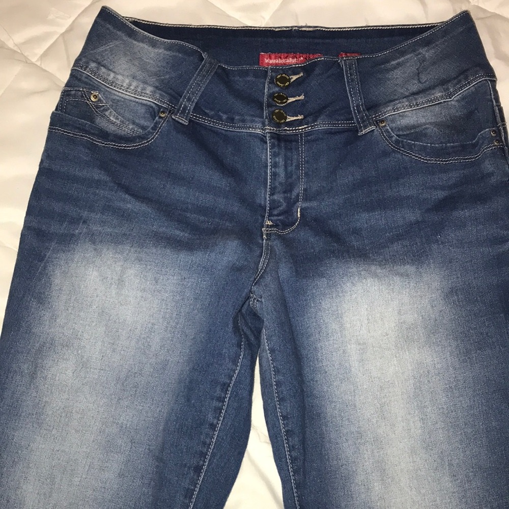 high-rise jeans